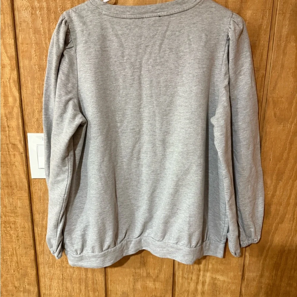 Vince Camuto Gray Sweatshirt - Picture 5 of 6